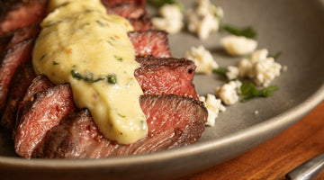 Denver Steak with Gorgonzola Cream Sauce