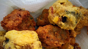Corn Dog Brisket Bites