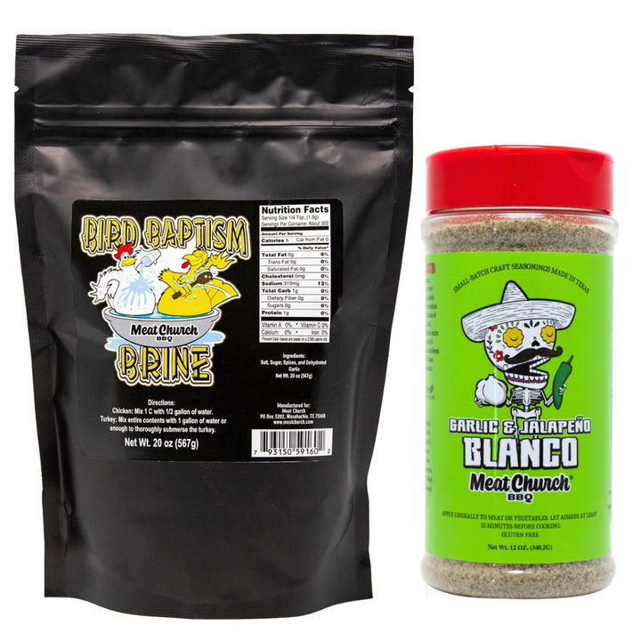 Turkey Combo - Brine + Garlic & Jalapeno BLANCO